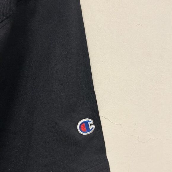 Champion black short sleeve no pocket cotton tee Size XXL New - Picture 4 of 8